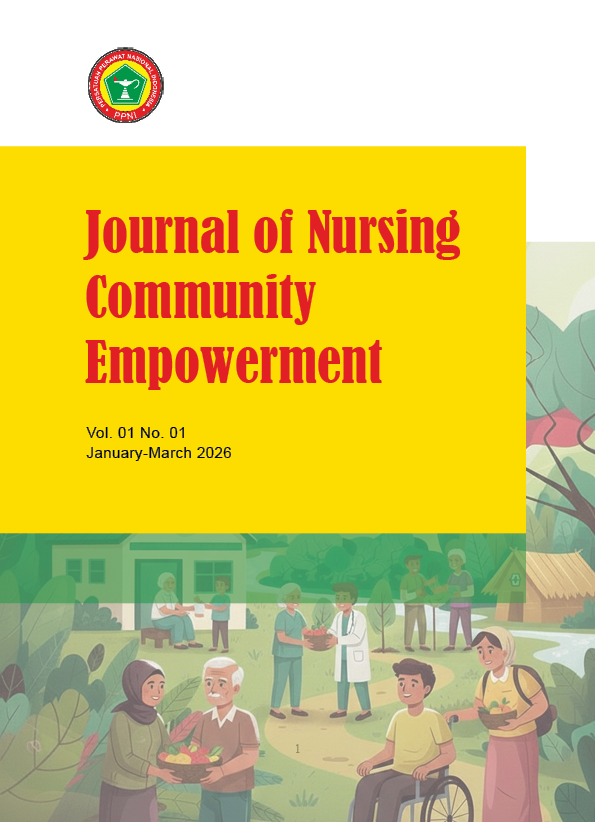 					View Vol. 1 No. 1 (2026): Journal of Nursing Community Empowerment
				